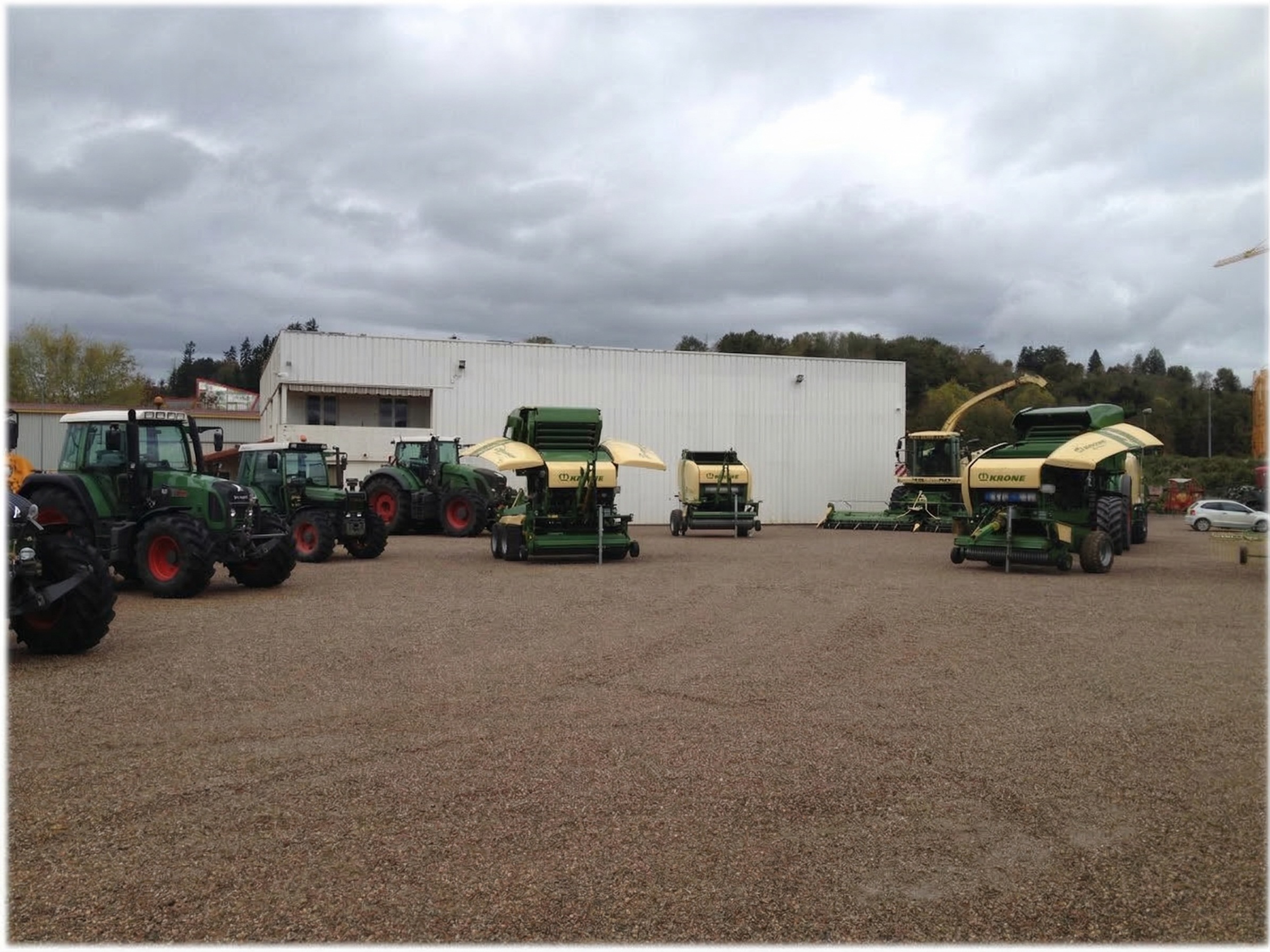 Professionelle Bagger